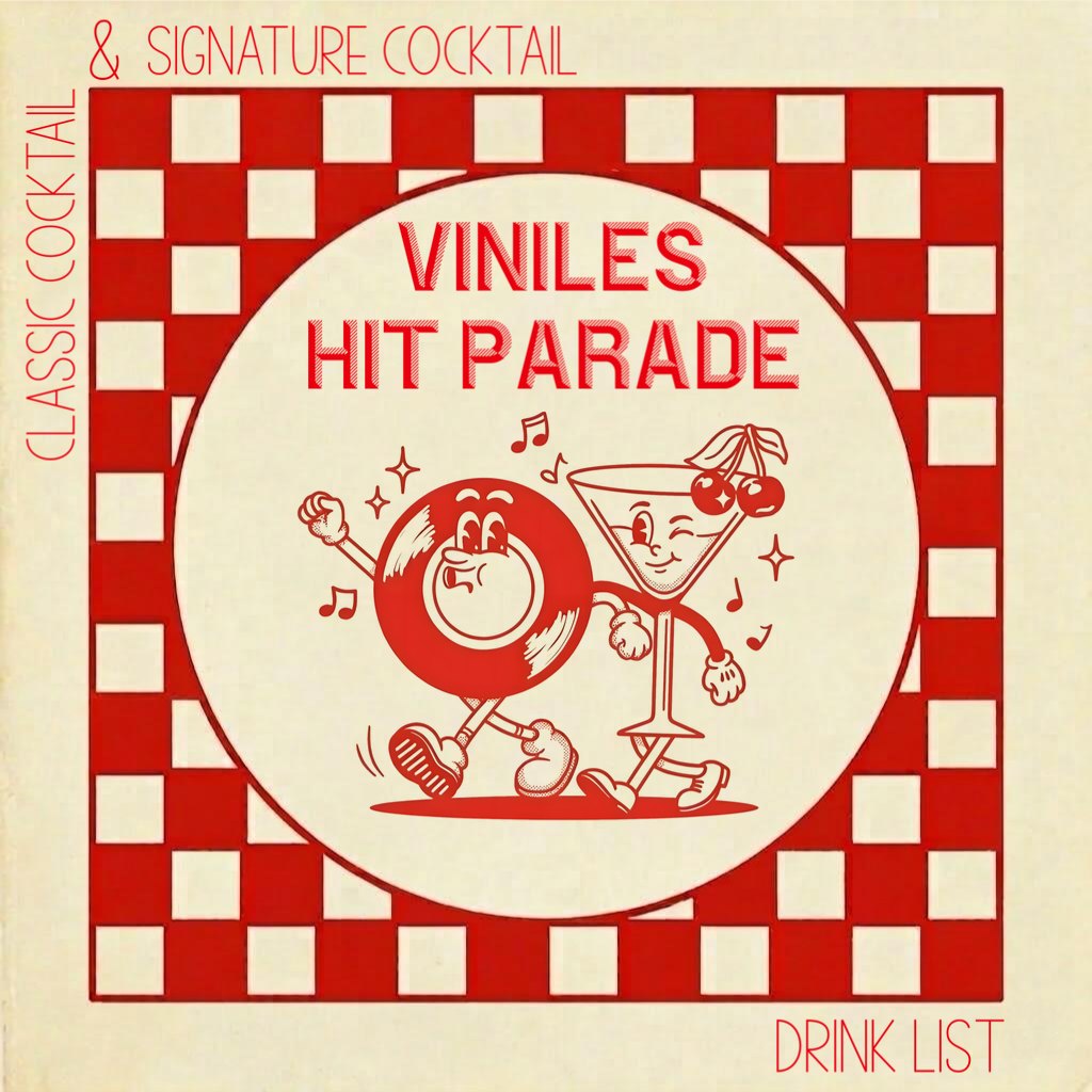 Copertina Viniles Hit Parade — classic cocktail & signature cocktail